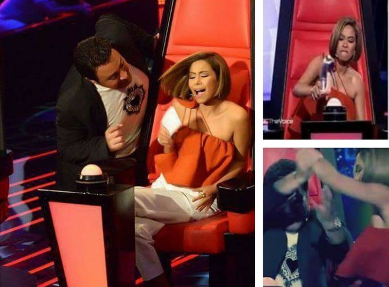 تصرفات نجوم The Voice الشقية بعضهم اتهمها بالعفوية وبعضهم الآخر بالإساءة والجرأة..شاهدوا الصور واحكموا!